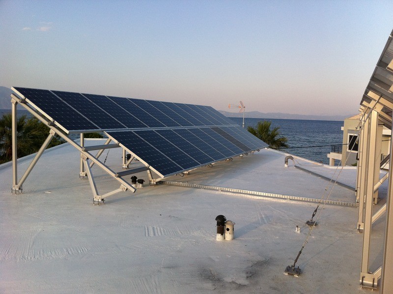 Solar power station of 9,84 kWp at Arkitsa, Fiotida