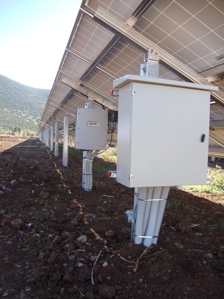 Solar power station of  3 x 98,40 kWp at Kastro, Viotia