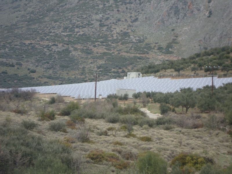 Solar Power Station of 8,215 kWp at Marousi, Athens